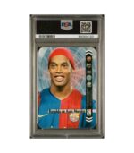 Ronaldinho #722 Liga Secreta Horizontal PSA 9 – 2007 Mundicromo Las Fichas de la Liga - Imagen 2