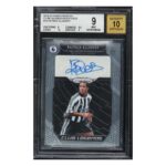 Patrick Kluivert Auto #CL-PK BGS 9 MINT – 2019 Panini Prizm EPL Club Legends