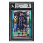 Pedri Auto #47 Aqua Prism Refractor BGS Auth – 2022 Topps Merlin UEFA
