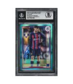 Pedri Auto #47 Aqua Prism Refractor BGS Auth – 2022 Topps Merlin UEFA