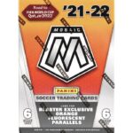 2021/22 Panini Mosaic Road to FIFA World Cup Soccer Blaster Box (Orange Fluorescent Parallels)