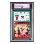 1998 Chicago Bulls Ticket Stub Michael Jordan PSA 4 VGEX