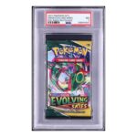 Evolving Skies Booster Pack Rayquaza Art PSA 7 NM – 2021 Pokémon Sword & Shield (Sealed)