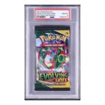 Evolving Skies Booster Pack Rayquaza Art PSA 8 NM-MT – 2021 Pokémon Sword & Shield (Sealed)