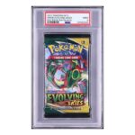 Evolving Skies Booster Pack Rayquaza Art PSA 9 MINT – 2021 Pokémon Sword & Shield (Sealed)