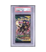 Evolving Skies Booster Pack Umbreon Art PSA 8 NM-MT – 2021 Pokémon Sword & Shield (Sealed)