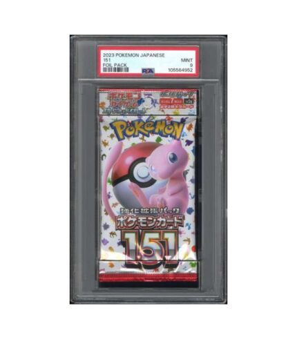 Japanese 151 Booster Pack PSA 9 MINT – 2023 Pokémon Scarlet & Violet (Sealed)