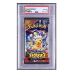 Pikachu Surging Sparks Wax Pack PSA 10 GEM MINT – 2024 Pokémon Scarlet & Violet (Sealed)