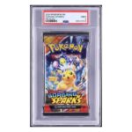 Pikachu Surging Sparks Wax Pack PSA 9 MINT – 2024 Pokémon Scarlet & Violet (Sealed)