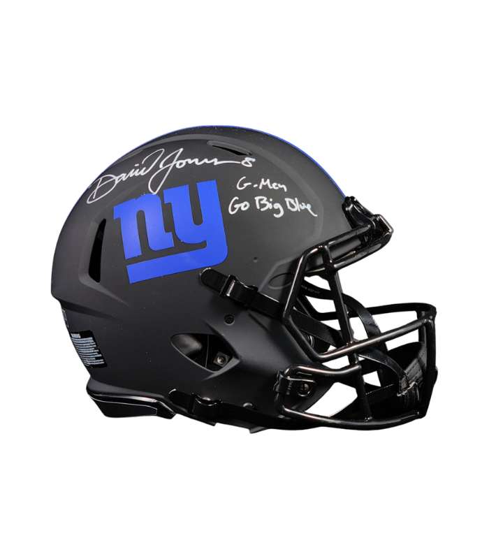 Daniel Jones Signed Auto Authentic Giants Helmet w Inscription - Fanatics AUTH Daniel Jones Signed New York Giants Helmet w/ Inscription – Fanatics Authenticated - Imagen 1