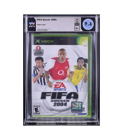 FIFA Soccer 2004 (Xbox) WATA 9.6 A+ Sealed – Factory Sealed con Thierry Henry, Ronaldinho & Del Piero Cover